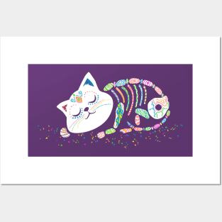 Sleepy Gato De Los Muertos Posters and Art